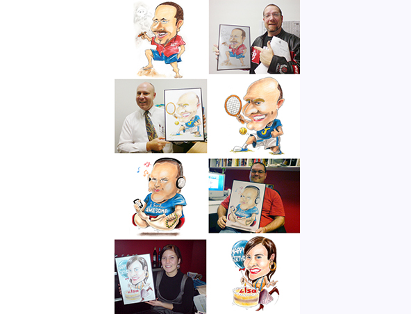 Perth Caricaturist - Henry Lam Caricatures - Cartoonist